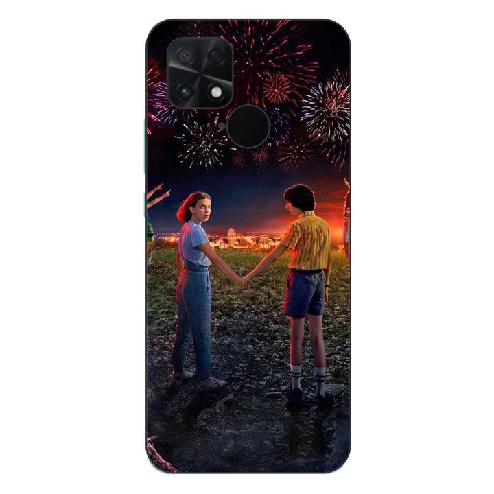 Husa compatibila cu Xiaomi Poco C40 Silicon Gel Tpu Model Stranger Things Fireworks