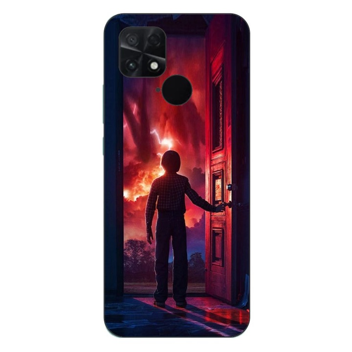 Husa compatibila cu Xiaomi Poco C40 Silicon Gel Tpu Model Stranger Things Door to Hell