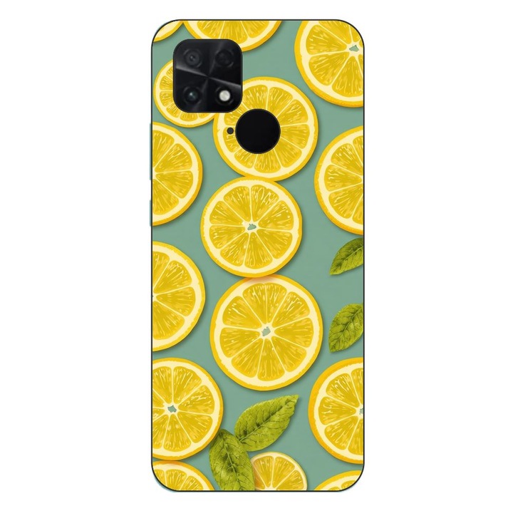 Husa compatibila cu Xiaomi Poco C40 Silicon Gel Tpu Model Summer Lemon Slices