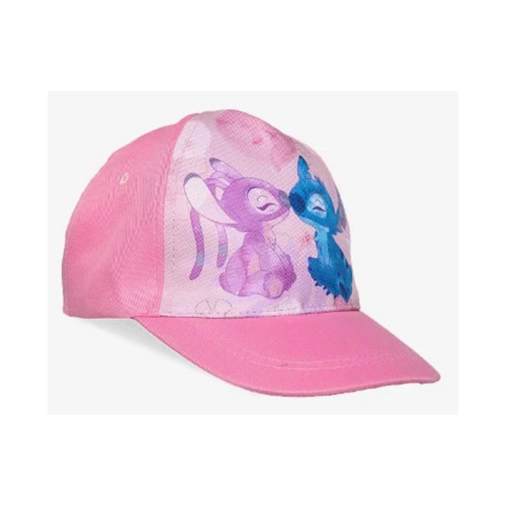 Sapca copii Lilo & Stitch Kiss, 52 cm, Roz