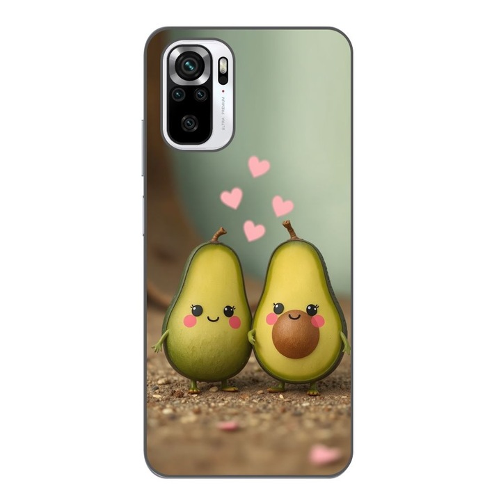 Husa compatibila cu Xiaomi Poco M5s Silicon Gel Tpu Model Kawaii Avocados in Love