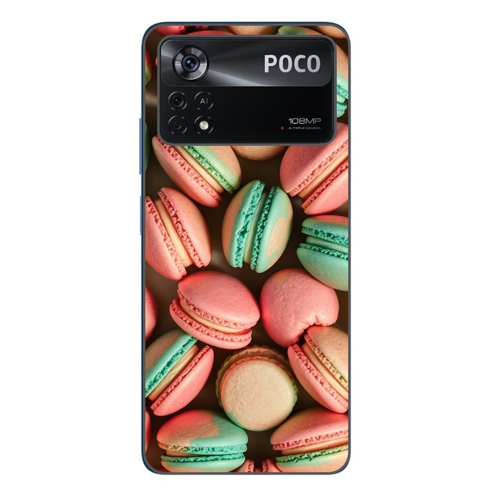 Husa compatibila cu Xiaomi Poco X4 Pro Silicon Gel Tpu Model Tasty Macarons