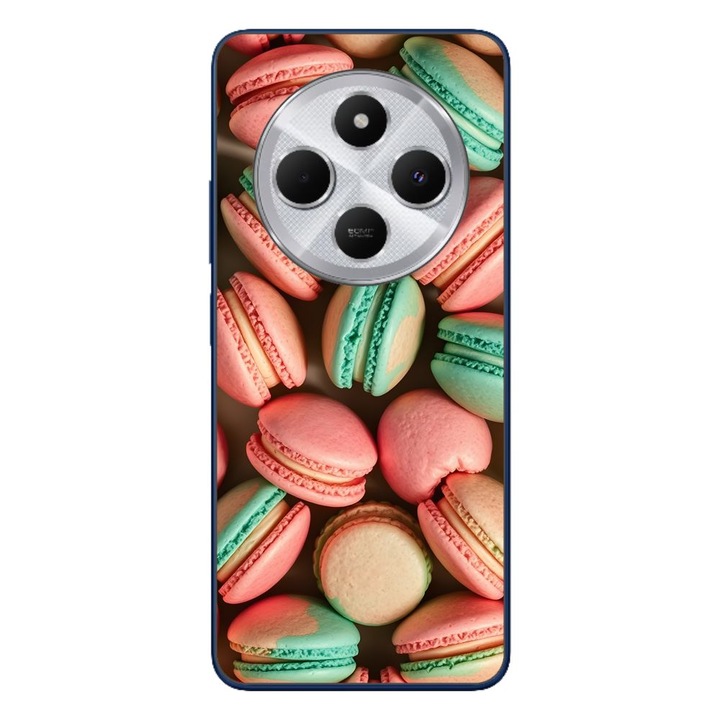 Husa compatibila cu Xiaomi Redmi 14C Silicon Gel Tpu Model Tasty Macarons