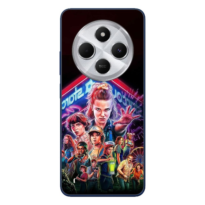 Husa compatibila cu Xiaomi Redmi 14C Silicon Gel Tpu Model Stranger Things All Team