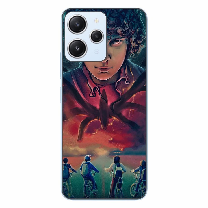 Husa compatibila cu Xiaomi Redmi 12 4G Silicon Gel Tpu Model Stranger Things Cartoon