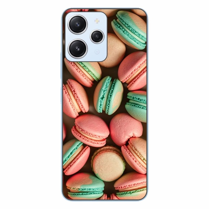 Husa compatibila cu Xiaomi Redmi 12 4G Silicon Gel Tpu Model Tasty Macarons