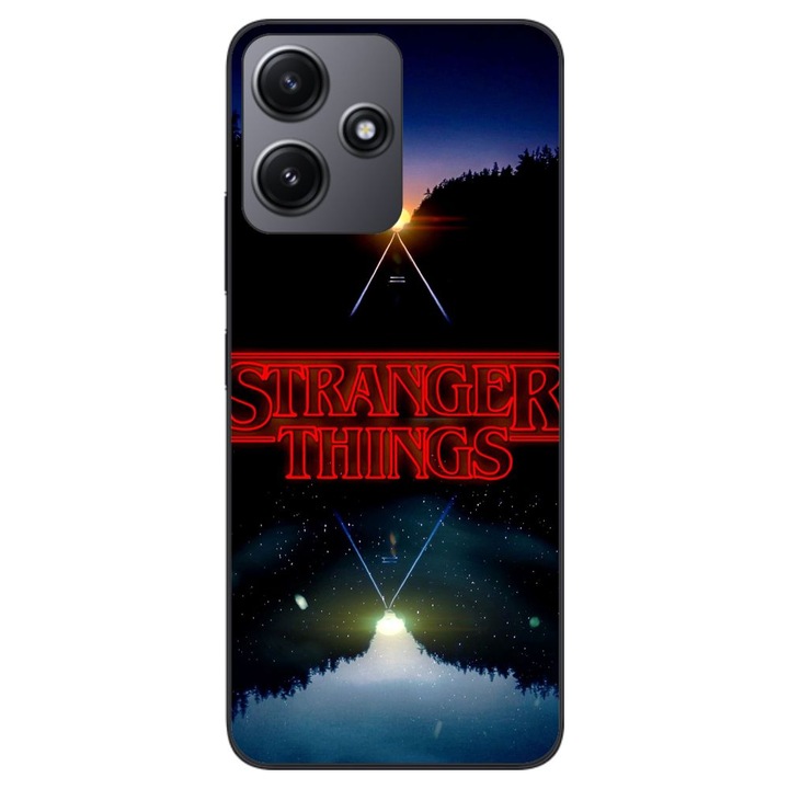Husa compatibila cu Xiaomi Redmi 12 5G Silicon Gel Tpu Model Stranger Things Sunset