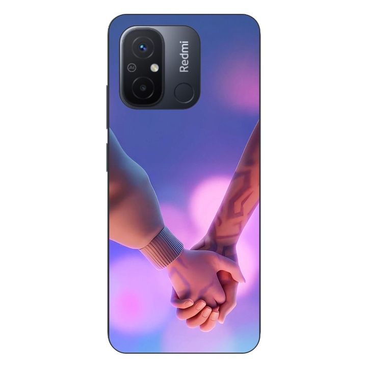 Husa compatibila cu Xiaomi Redmi 12C Silicon Gel Tpu Model KPop Demon Hunters Couples Hands