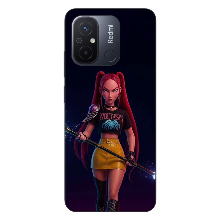 Husa compatibila cu Xiaomi Redmi 12C Silicon Gel Tpu Model KPop Demon Hunters Mira Fight