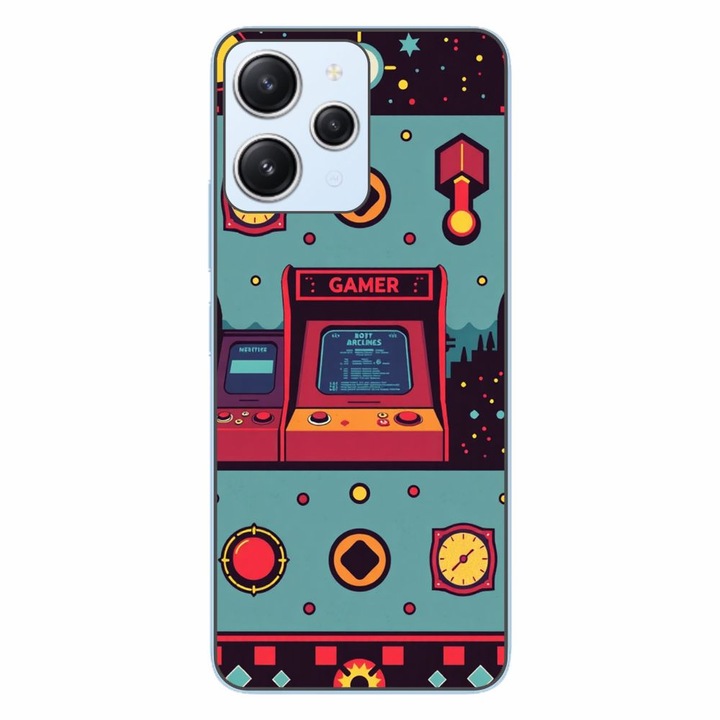Husa compatibila cu Xiaomi Redmi 12 4G Silicon Gel Tpu Model Gamer Arcade Room