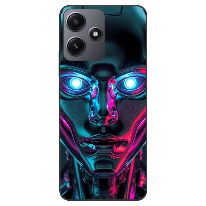 Husa compatibila cu Xiaomi Redmi 12 5G Silicon Gel Tpu Model Chrome Humanoid