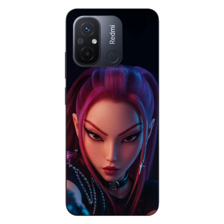 Husa compatibila cu Xiaomi Redmi 12C Silicon Gel Tpu Model KPop Demon Hunters Beautiful Mira