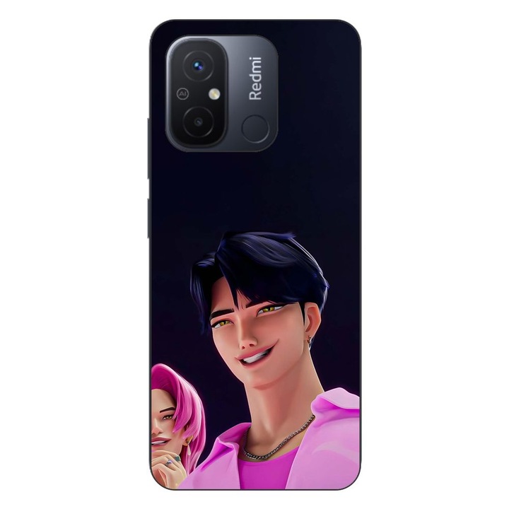 Husa compatibila cu Xiaomi Redmi 12C Silicon Gel Tpu Model KPop Demon Hunters Saja Cool