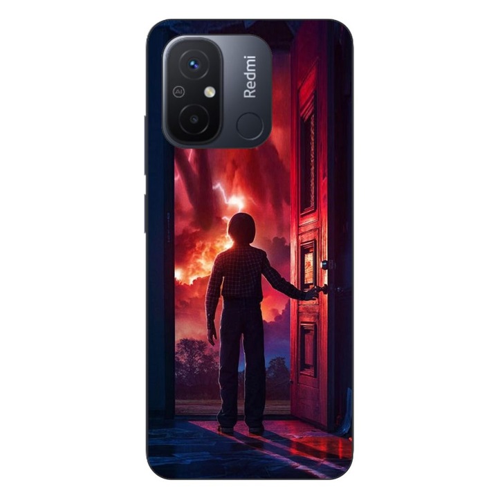 Husa compatibila cu Xiaomi Redmi 12C Silicon Gel Tpu Model Stranger Things Door to Hell