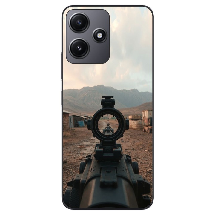 Husa compatibila cu Xiaomi Redmi 12 5G Silicon Gel Tpu Model First Person Shooter