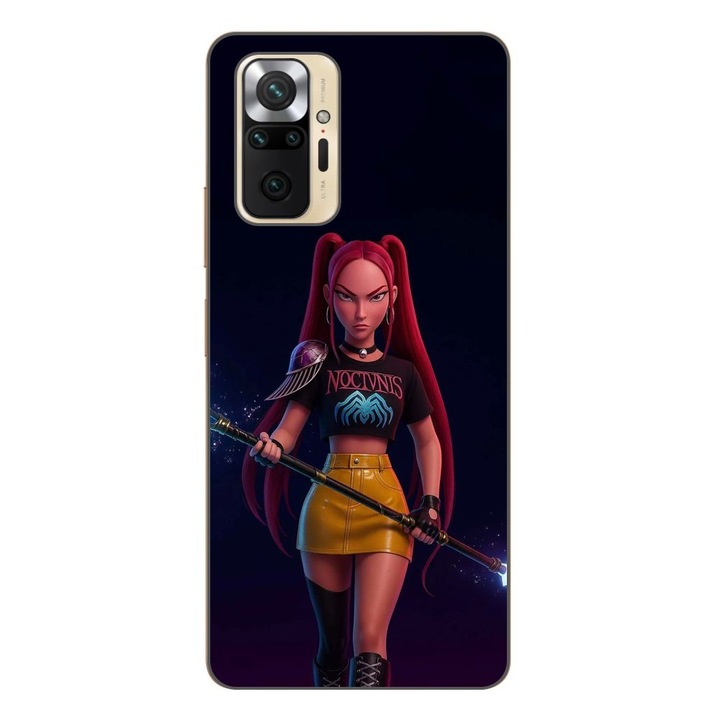 Husa compatibila cu Xiaomi Redmi Note 10 Pro Silicon Gel Tpu Model KPop Demon Hunters Mira Fight