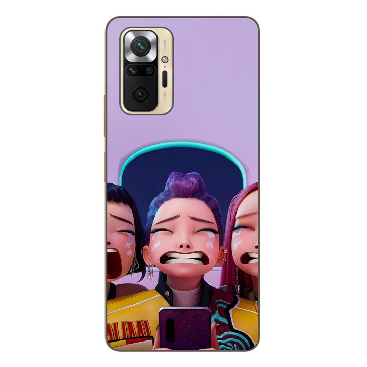 Husa compatibila cu Xiaomi Redmi Note 10 Pro Silicon Gel Tpu Model KPop Demon Hunters Crying Girls