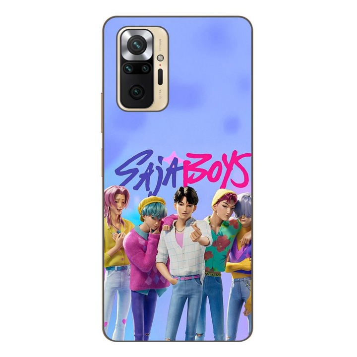 Husa compatibila cu Xiaomi Redmi Note 10 Pro Silicon Gel Tpu Model KPop Demon Hunters Saja Boys