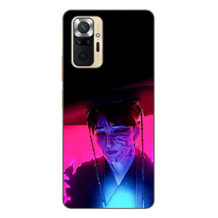Husa compatibila cu Xiaomi Redmi Note 10 Pro Silicon Gel Tpu Model KPop Demon Hunters Jinu Universe