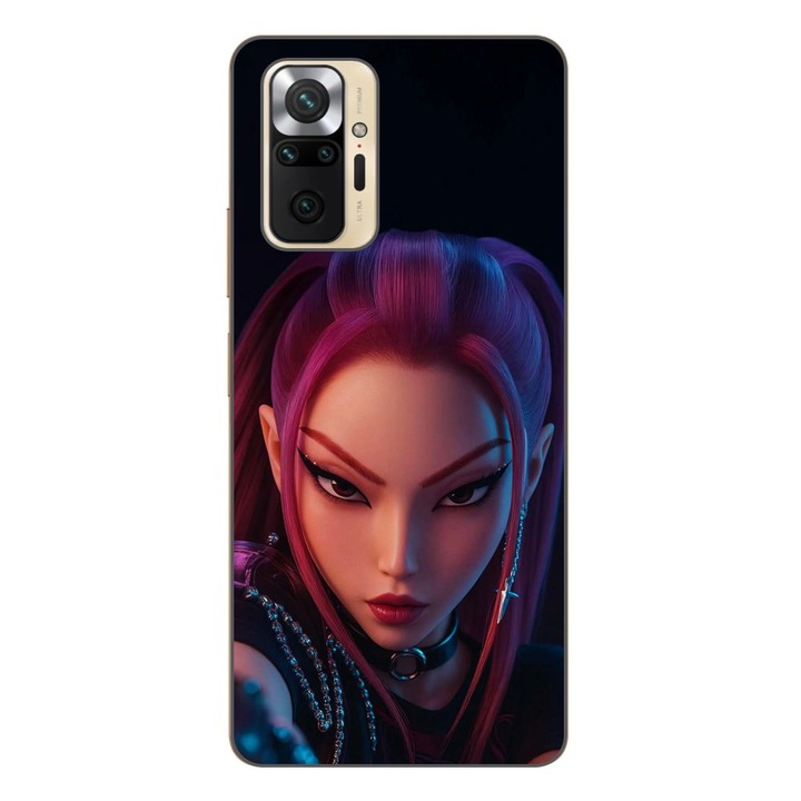 Husa compatibila cu Xiaomi Redmi Note 10 Pro Silicon Gel Tpu Model KPop Demon Hunters Beautiful Mira
