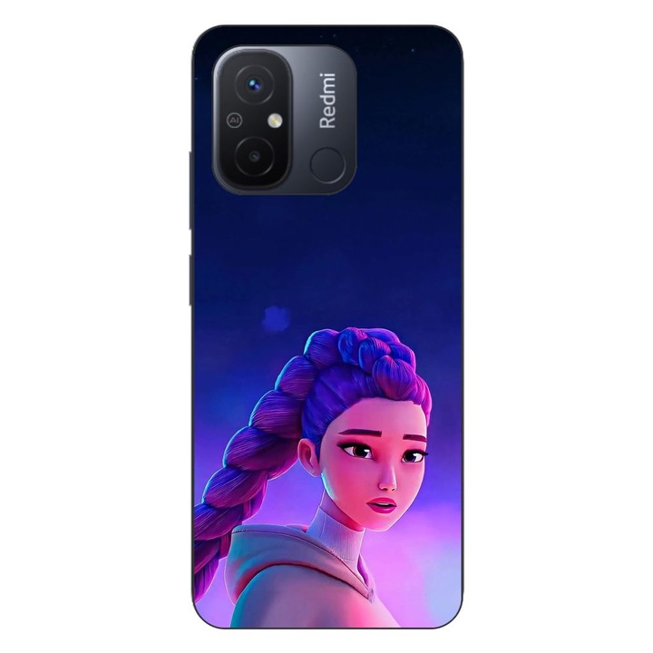 Husa compatibila cu Xiaomi Redmi 12C Silicon Gel Tpu Model KPop Demon Hunters Rumi Sunset