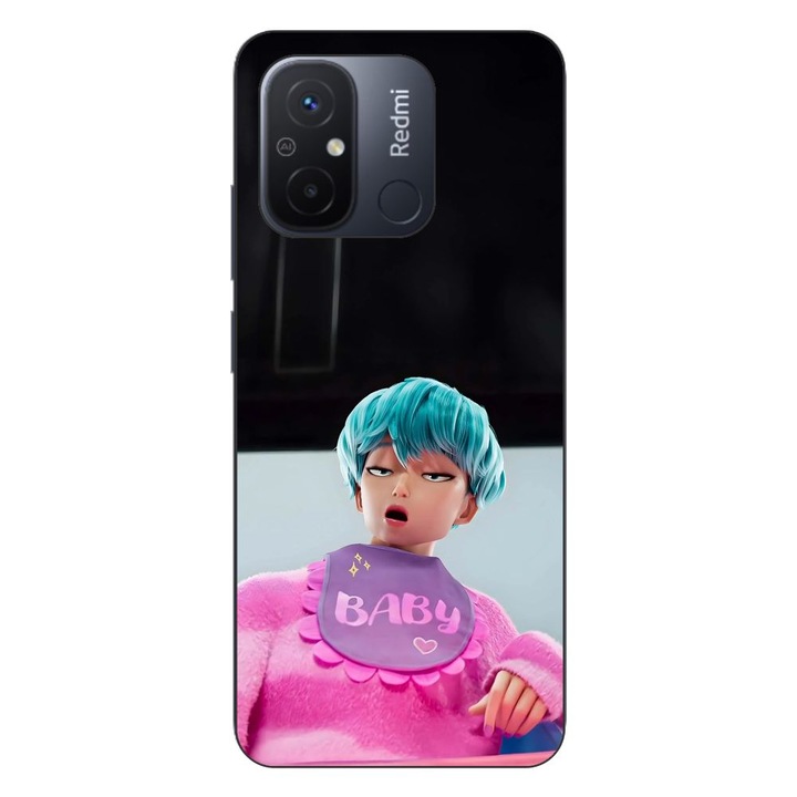 Husa compatibila cu Xiaomi Redmi 12C Silicon Gel Tpu Model KPop Demon Hunters Saja Baby