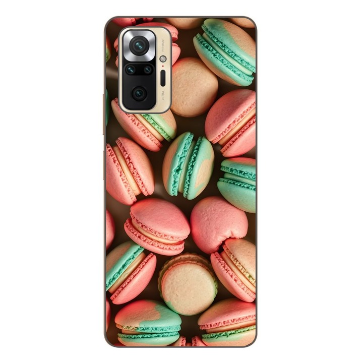 Husa compatibila cu Xiaomi Redmi Note 10 Pro Silicon Gel Tpu Model Tasty Macarons