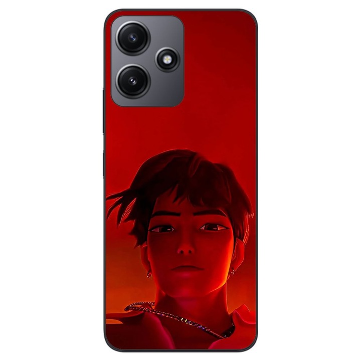 Husa compatibila cu Xiaomi Redmi 12 5G Silicon Gel Tpu Model KPop Demon Hunters Jinu Red