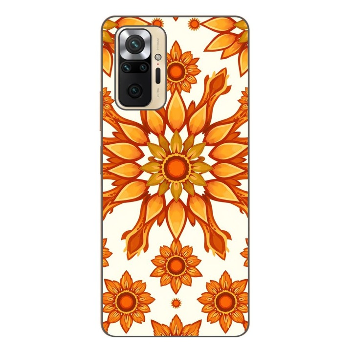 Husa compatibila cu Xiaomi Redmi Note 10 Pro Silicon Gel Tpu Model Sun Flower Soul