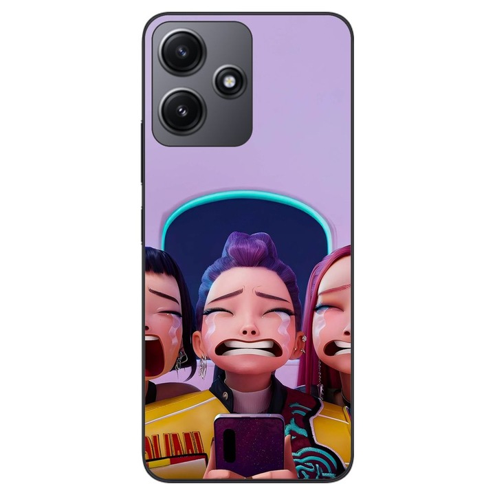 Husa compatibila cu Xiaomi Redmi 12 5G Silicon Gel Tpu Model KPop Demon Hunters Crying Girls