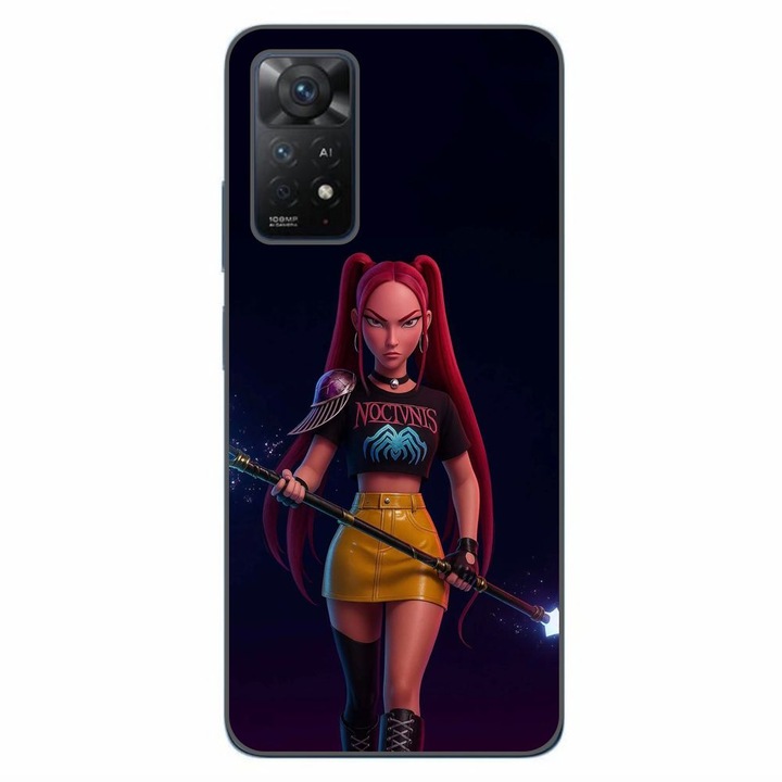 Husa compatibila cu Xiaomi Redmi Note 11 Pro 4G, 5G Silicon Gel Tpu Model KPop Demon Hunters Mira Fight