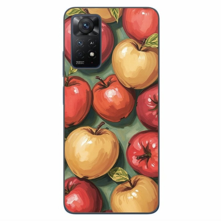 Husa compatibila cu Xiaomi Redmi Note 11 Pro 4G, 5G Silicon Gel Tpu Model Painted compatibila cu Apples
