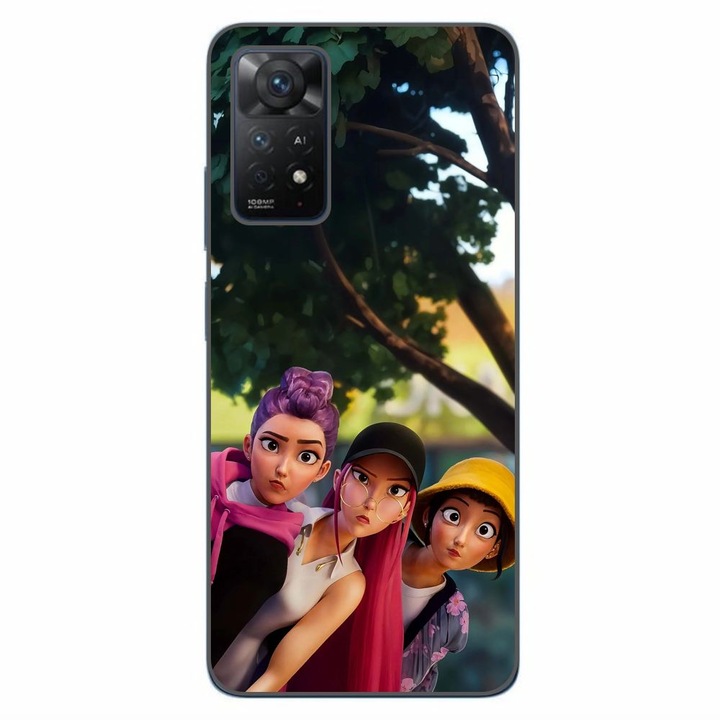 Husa compatibila cu Xiaomi Redmi Note 11 Pro 4G, 5G Silicon Gel Tpu Model KPop Demon Hunters Shy Girls