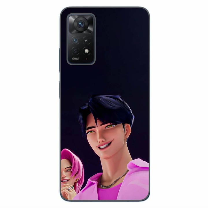 Husa compatibila cu Xiaomi Redmi Note 11 Pro 4G, 5G Silicon Gel Tpu Model KPop Demon Hunters Saja Cool