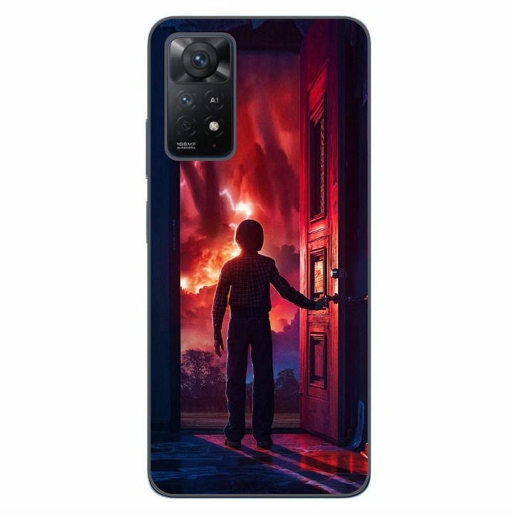 Husa compatibila cu Xiaomi Redmi Note 11 Pro 4G, 5G Silicon Gel Tpu Model Stranger Things Door to Hell