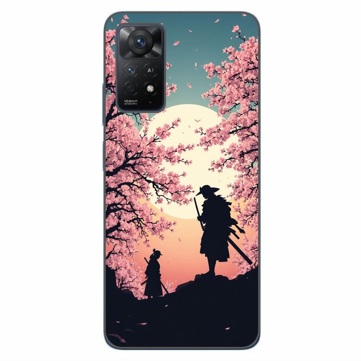 Husa compatibila cu Xiaomi Redmi Note 11 Pro 4G, 5G Silicon Gel Tpu Model Samurai Training