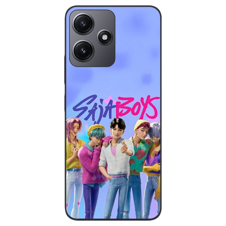 Husa compatibila cu Xiaomi Redmi 12 5G Silicon Gel Tpu Model KPop Demon Hunters Saja Boys