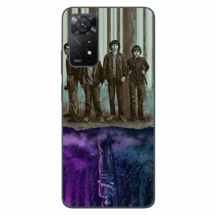 Husa compatibila cu Xiaomi Redmi Note 11 Pro 4G, 5G Silicon Gel Tpu Model Stranger Things Upside Down Eleven