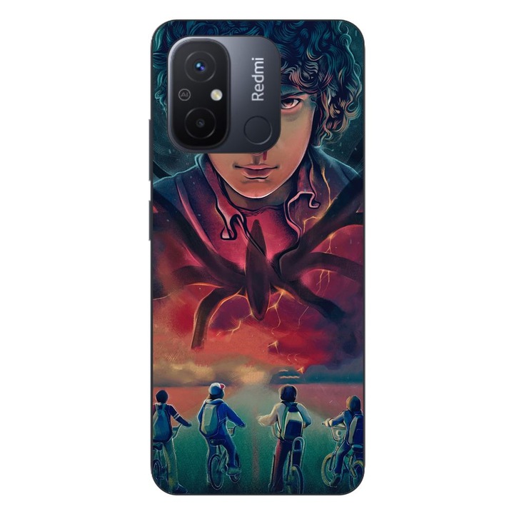 Husa compatibila cu Xiaomi Redmi 12C Silicon Gel Tpu Model Stranger Things Cartoon