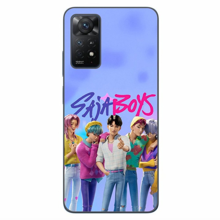 Husa compatibila cu Xiaomi Redmi Note 11 Pro 4G, 5G Silicon Gel Tpu Model KPop Demon Hunters Saja Boys