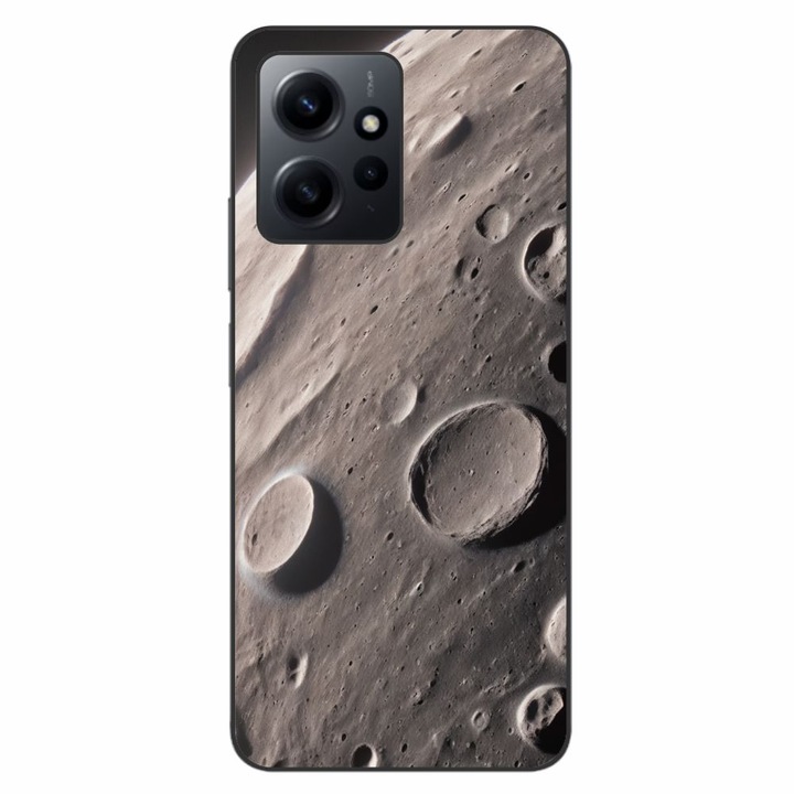 Husa compatibila cu Xiaomi Redmi Note 12 4G Silicon Gel Tpu Model Moon Surface