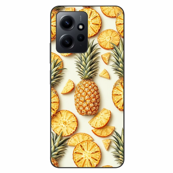 Husa compatibila cu Xiaomi Redmi Note 12 4G Silicon Gel Tpu Model Juicy Pineapple