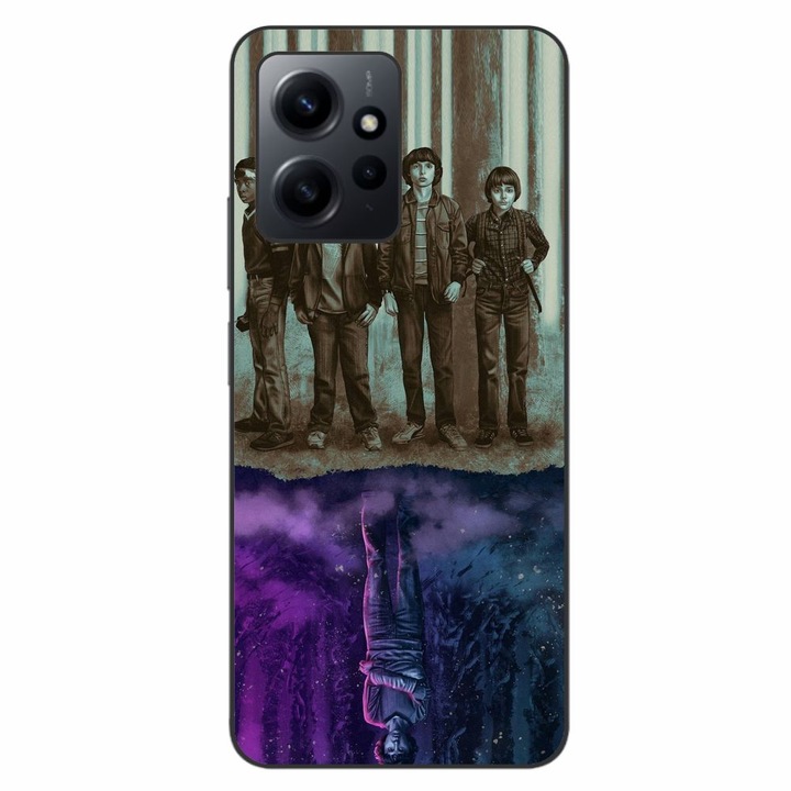 Husa compatibila cu Xiaomi Redmi Note 12 4G Silicon Gel Tpu Model Stranger Things Upside Down Eleven