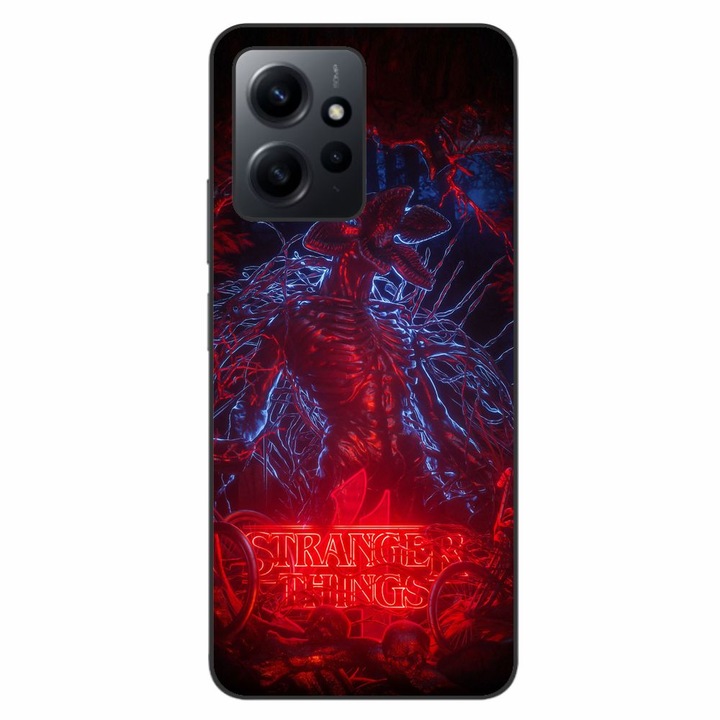 Husa compatibila cu Xiaomi Redmi Note 12 4G Silicon Gel Tpu Model Stranger Things Demogorgon
