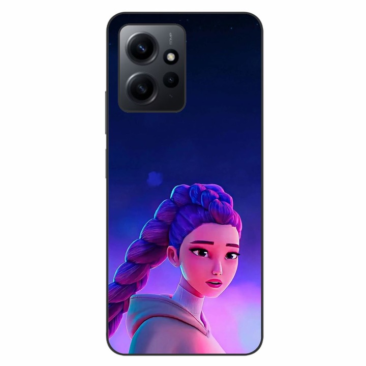 Husa compatibila cu Xiaomi Redmi Note 12 4G Silicon Gel Tpu Model KPop Demon Hunters Rumi Sunset