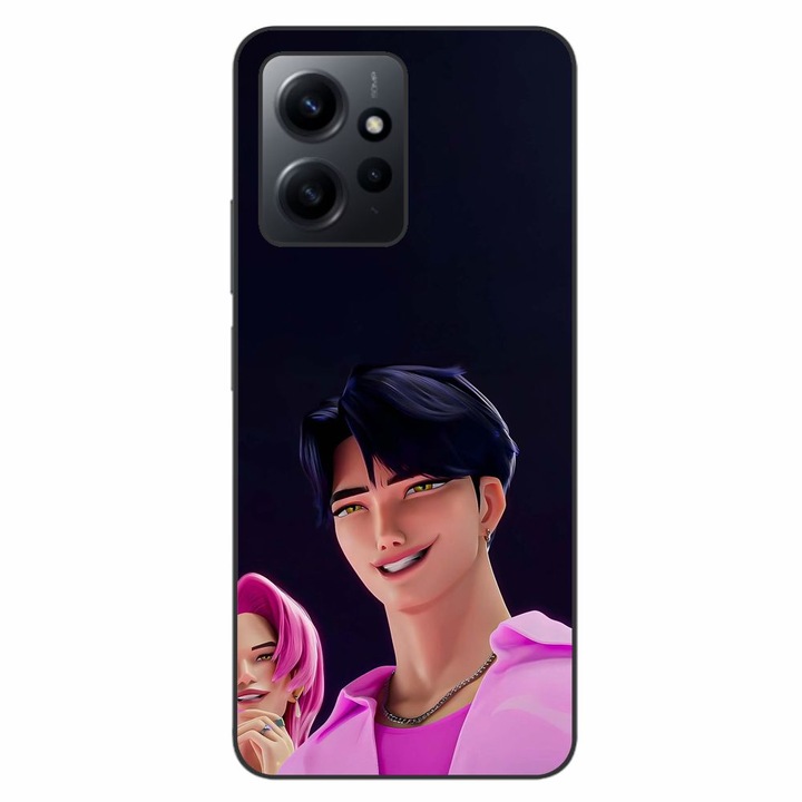 Husa compatibila cu Xiaomi Redmi Note 12 4G Silicon Gel Tpu Model KPop Demon Hunters Saja Cool