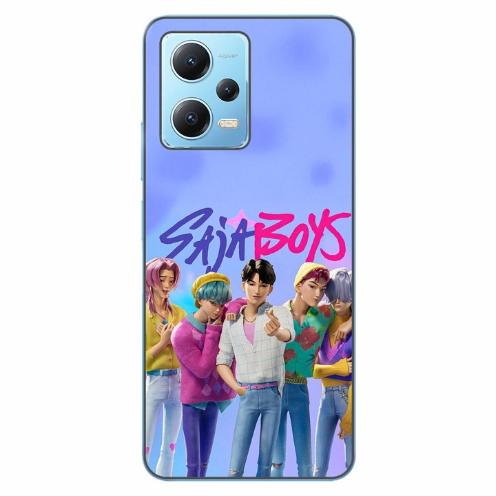 Husa compatibila cu Xiaomi Redmi Note 12 5G Silicon Gel Tpu Model KPop Demon Hunters Saja Boys