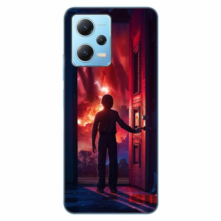 Husa compatibila cu Xiaomi Redmi Note 12 5G Silicon Gel Tpu Model Stranger Things Door to Hell