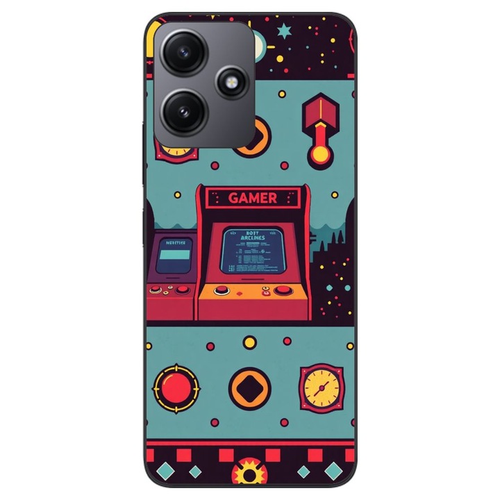 Husa compatibila cu Xiaomi Redmi 12 5G Silicon Gel Tpu Model Gamer Arcade Room