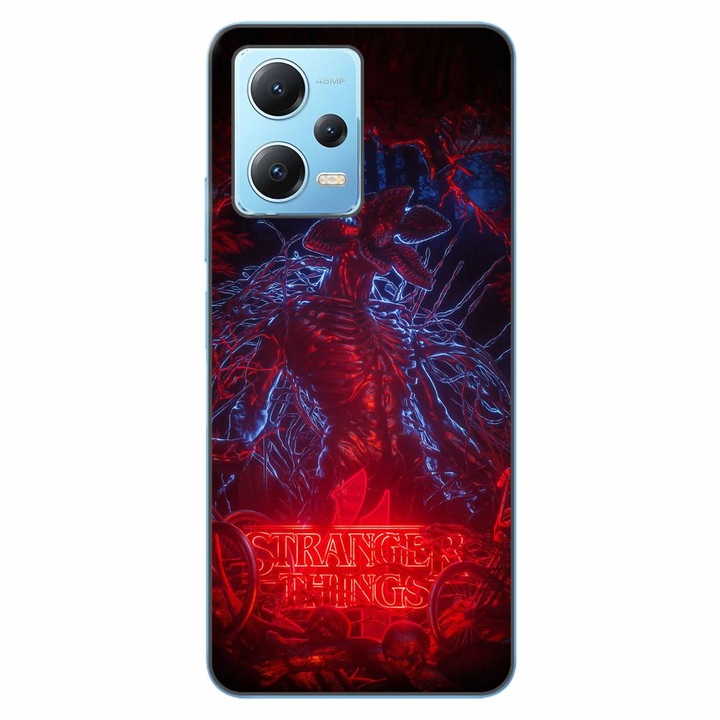 Husa compatibila cu Xiaomi Redmi Note 12 5G Silicon Gel Tpu Model Stranger Things Demogorgon